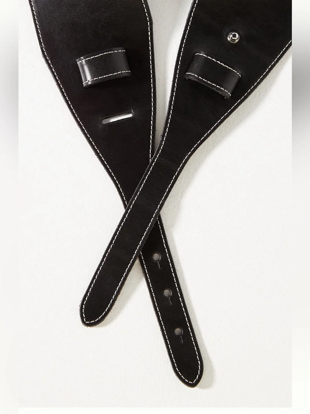 Anthropologie Wide Corset Leather Wrap Waist Belt Black SIZE 3X NEW